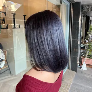 セミロング 韓国レイヤーカット★ 小林大樹のヘアスタイル