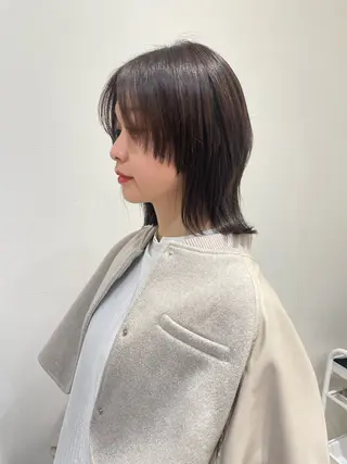 ミディアム パーマ 薬院浄水通/ショート /ボブ/rukaのヘアスタイル