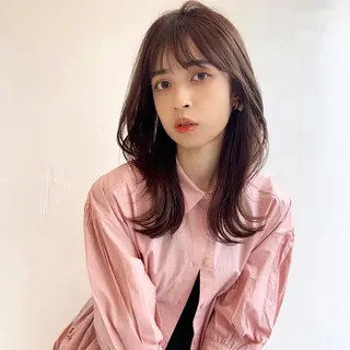 ロング カラー Sana / 韓国ヘア / カラーのヘアスタイル