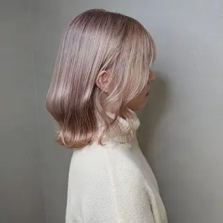 ミディアム カラー ヘアアレンジ PRIVATE SALON EYES所属・EYES リアのマツエク・マツパデザイン