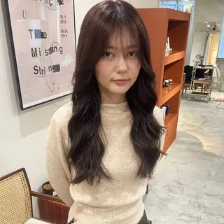 ロング カラー 暖色艶カラー /RIONAのヘアスタイル