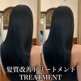 ロング カラー 四日市/縮毛矯正/ ダメージレスカラーのヘアスタイル