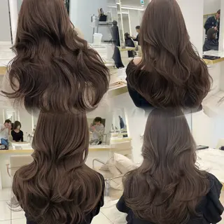 ロング カラー 韓国顔まわり/前髪 /レイヤー/いつきのヘアスタイル