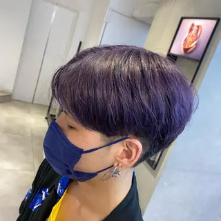 カラー 酸性ストレート・ メンズ 三原 楊子のヘアスタイル