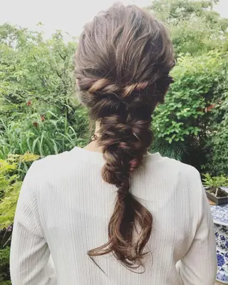 ロング ヘアアレンジ MIZUKI🫧ྀི 韓国ヘアAFLOATのヘアスタイル