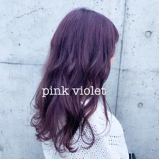 ロング カラー 渋谷ブリーチカラー 韓国ヘアyuikoのヘアスタイル