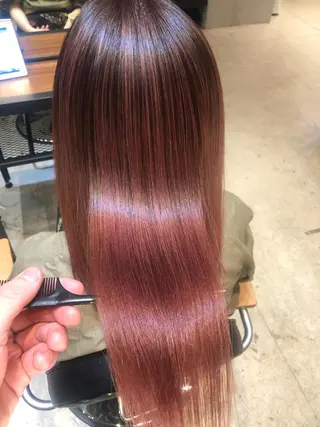 ロング カラー 【髪質改善職人】 岡田成義のヘアスタイル