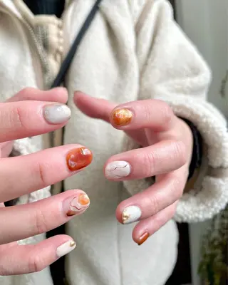 ネイル 甲府市徳行 🧸prunelleのネイルデザイン