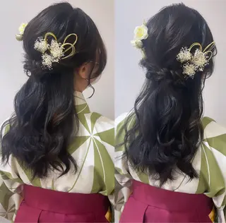 セミロング ubu share salon所属・鈴村緋女／ヘアセット ／耳ツボジュエリーのその他イメージ