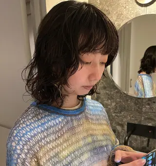 ミディアム パーマ ciala清澄白河所属・MANA/ ciala清澄白河のヘアスタイル