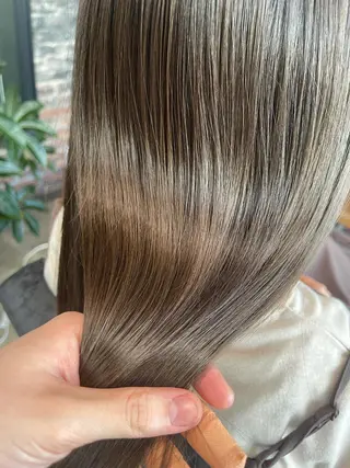 ロング かめい りなのヘアスタイル