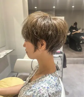 ショート カラー lmu by if所属・久保 亮太のヘアスタイル