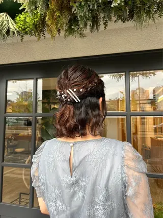 ヘアアレンジ 🪽ナチュラルヘア＊ 大下唯奈🪽🫧のヘアスタイル