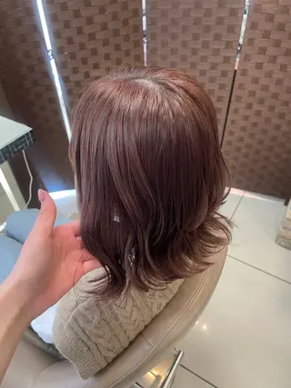ミディアム エクステ🎀カラー ✨横浜／トレンドのヘアスタイル