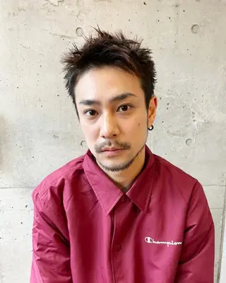 ショート カラー メンズ 小田川 竜也のヘアスタイル