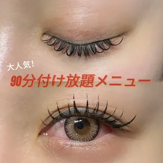 マツエク・マツパ Veil ayakaのマツエク・マツパデザイン