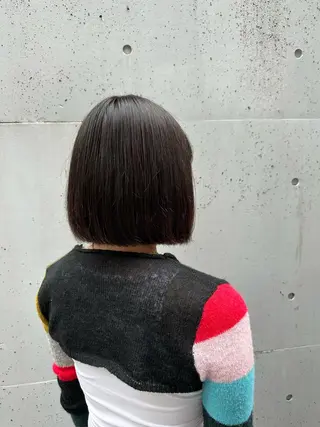 ショート カラー ヘアアレンジ TACE新宿所属・おさない りくのヘアスタイル