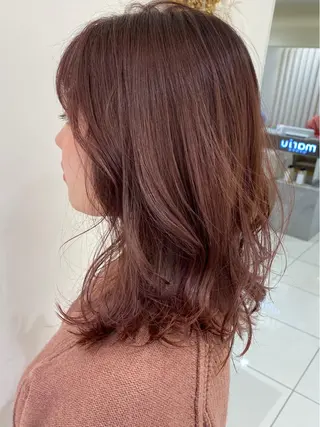 セミロング カラー ヘアアレンジ マツエク・マツパ 💎耳ツボジュエリー ×銀座美容室💎のヘアスタイル