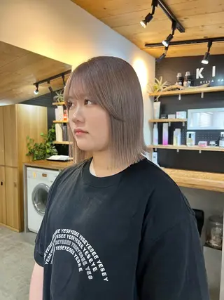 ミディアム 暖色カラー/レイヤー カット☁️MEI☁️のヘアスタイル