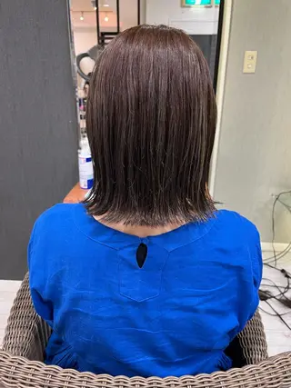 ミディアム ママ美容師 ＊ヒマワリのヘアスタイル