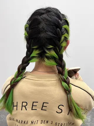 セミロング カラー ally hairsalon所属・Emi .のヘアスタイル