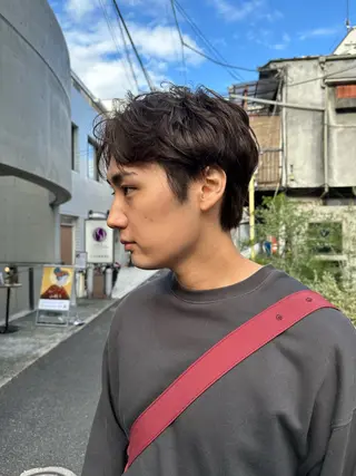 カラー メンズ 似合わせカット /パーマ岡本淳平のヘアスタイル