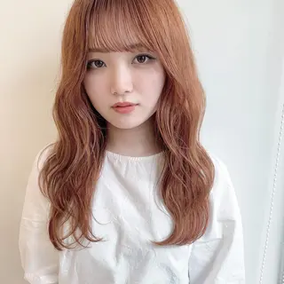 カラー moeka レイヤー /艶カラー/韓国のヘアスタイル