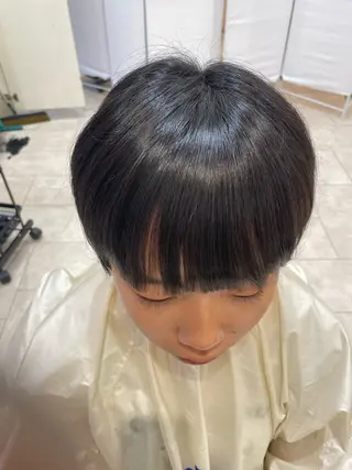 ショート パーマ 渡邊花奈 韓国ヘアのヘアスタイル