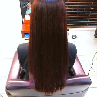 ロング カラー こすげひろと カラー講師のヘアスタイル