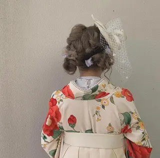 ヘアアレンジ 🎀taro ブリーチなしカラーのヘアスタイル