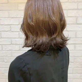 ショート カラー ヘアアレンジ ブリーチなし/ レイヤー🌿runaのヘアスタイル