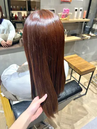 ロング カラー スゲノ ルウのヘアスタイル