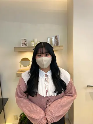 ロング カラー ヘアアレンジ 大人girly／ 銀座RINOSEのヘアスタイル