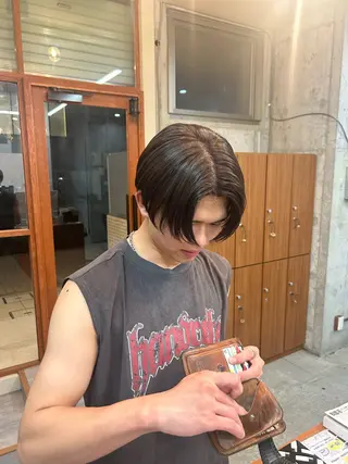 ショート カラー カット・ブリーチ/ ふわあいりのヘアスタイル