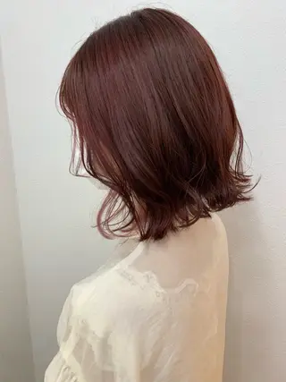 ミディアム 🌈ハイトーンカラー ⋆˚ʚɞにいな🌈のヘアスタイル