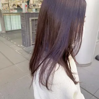 ロング 透明感ニュアンス 柔らかstyle🤍のヘアスタイル