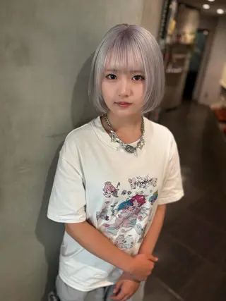ショート カラー 優 作のヘアスタイル
