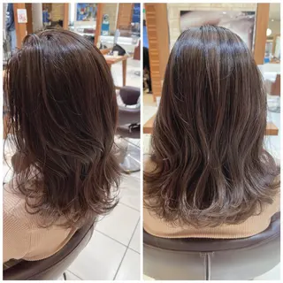 ミディアム 川崎レイヤーカット /江口真正のヘアスタイル