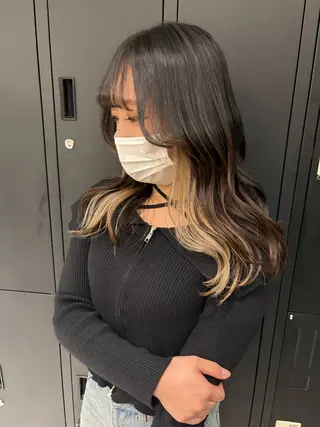 ロング カラー ♡ハイライトカラー shinri♡のヘアスタイル