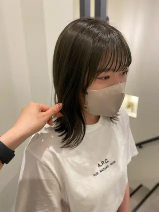 ミディアム カラー 🍑 モモカ🍑のヘアスタイル