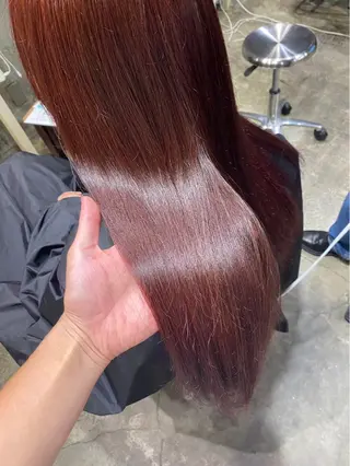 ロング 🍒暖色/艶カラー/ moe🍒のヘアスタイル