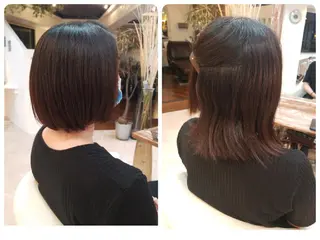 ミディアム すずき えりのヘアスタイル