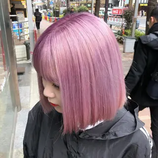 ミディアム カラー masa/ボブ特化/ ぷつっとボブのヘアスタイル