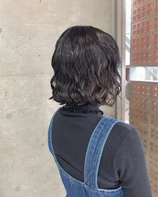 ショート パーマ ボブパーマコテ巻き風 パーマNo1深江秀平のヘアスタイル