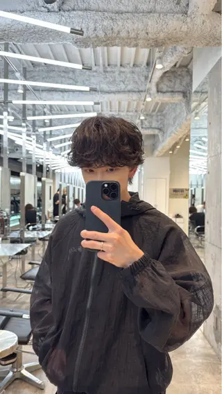 パーマ メンズ 【fifth】渡部 永遠のヘアスタイル