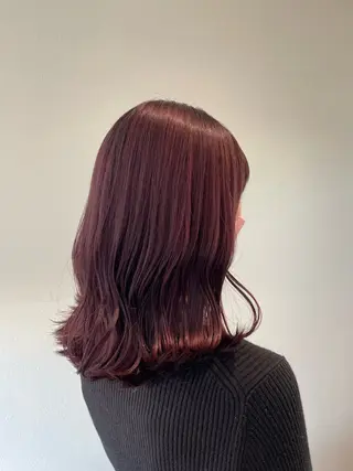 ミディアム カラー ヘアアレンジ 木村 架音のヘアスタイル