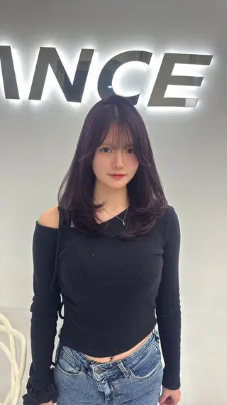 ミディアム カラー 🎀愛されgirly ヘア🫧Ayakaのヘアスタイル