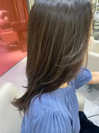 ロング カラー コルソケーツー　梅田茶屋町(corso k-two)所属・🌿梅田パーマモデル 募集🌿三村さゆみのヘアスタイル