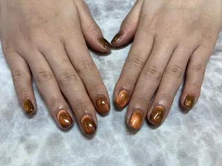 ネイル ネイルリボン 受付スタッフのネイルデザイン