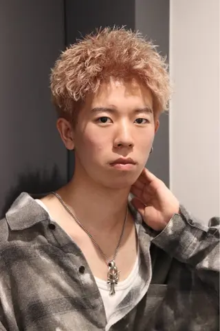 ショート パーマ メンズ メンズ特化🧞‍♂️ ASHU🧞‍♂️のヘアスタイル